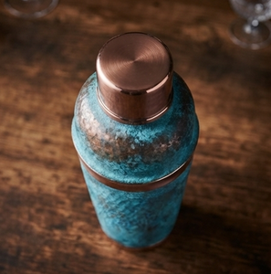 Coctelera de Patina Duradera, Diseño Funcional, Fabricada en India, Coctelera Ecológica - Product Image 3