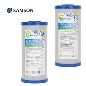 Système de préfiltration pour toute la maison avec filtre à bloc de carbone certifié NSF, pack de remplacement annuel pour une eau cristalline et rafraîchissante - Product Image 1