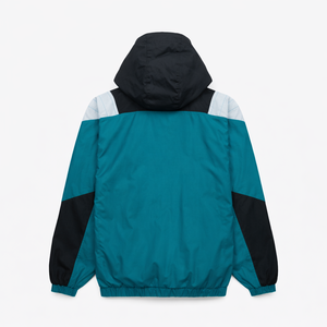 Custom Color Block Windbreaker <b>Jacket</b> Hooded <b>Pullover</b> Waterproof Casual Sportswear for <b>Men</b> OEM - Product Image 2
