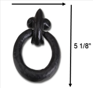 Aldaba de puerta estilo rústico al por mayor forjado a mano elegante hierro metal duradero para el hogar Hotel Villas - Product Image 5