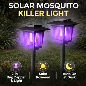 <span class=keywords><strong>Lanterna</strong></span> Solare a LED da <span class=keywords><strong>Giardino</strong></span>, Lampada Antizanzare da Esterno, Decorativa e Automatica - Product Image 2