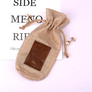 Bolsa de Regalo de Yute Laminado Resistente para Botellas de Vino y Regalos Especiales - Product Image 3