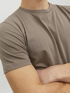Fabricante de Camisetas de Algodón Blancas OEM, Camiseta Básica de Algodón Suave Premium, Camiseta Oversize con Hombros Caídos, Unisex - Product Image 4