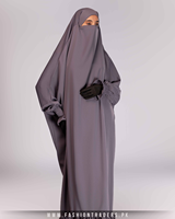 Abaya de prière pour femmes musulmanes, style Nida, respirante, légère, automne/printemps, longue, à manches longues, avec volants, pour l'Aïd et les fêtes