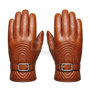 Genuine Leather Dressing <b>Gloves</b> Stylish And Lightweight Design For Daily Wear And Seasonal Fashion - Product Image 5