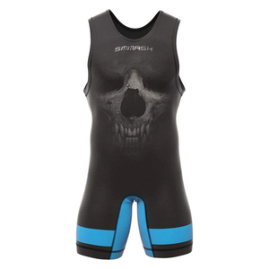 Low MOQ Sportswear Supplier Custom Graphic Sublimation Youth Grappling Sports Kits Power Stretch Compression Wrestling Singlets - Product Image 4