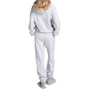 Conjunto de Sudadera con Capucha y Pantalones Deportivos de Felpa de Algodón Premium de Marca Privada para Mujer, Conjunto de 2 Piezas, Ropa Deportiva Holgada, Proveedor OEM Personalizado - Product Image 2