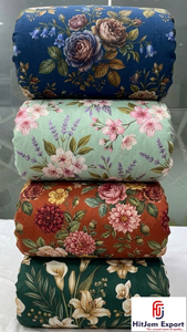 High Quality Soft Polyester Digital Print Fabric Customized Manufacturing Service for Garments Dresses Home Textile - Product Image 4