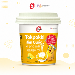 Korean Instant Cheese Tokpokki Cup 105g Wholesale O'food | Instant Ready-to-Eat Product - Product Image 3