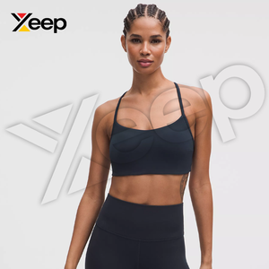 XEEP High Quality Women Yoga Sports <b>Bra</b> XC-SB-73 Simple Breathable Adjustable <b>Straps</b> Removable Pads High Support Quick Dry - Product Image 1