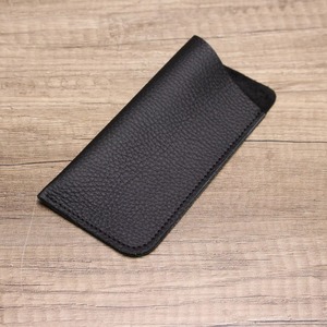 Luxury Classic Lightweight Genuine Leather <b>Glasses</b> Pouch Scratch Resistant Professional B2B Supply LGC-0093 - Product Image 3