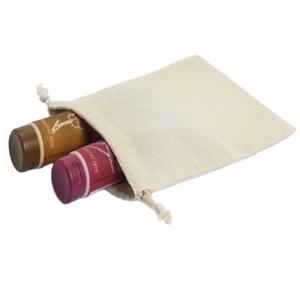 Sac à cordon en toile et coton à double ficelle personnalisé Emballage personnalisé avec taille et couleur personnalisées - Product Image 1