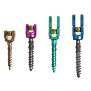 Titanium Pedicle <b>Screw</b> System Spinal Fixation Orthopedic Implant Polyaxial Bone <b>Screws</b> <b>Set</b> Medical Instrument - Product Image 2