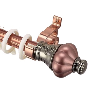 Support de tringle et de rideau en laiton et cuivre de qualité pour l'exportation Décoration de la maison et du bureau Accessoires de rideau de fenêtre - Product Image 1