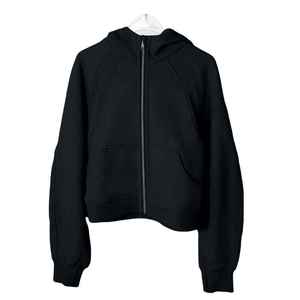 เสื้อฮู้ดซิปแขนยาวแบบใหม่ คุณภาพสูง ผ้าถักทั้งตัว สีพื้น สำหรับผู้หญิง เหมาะสำหรับฤดูร้อน - Product Image 2