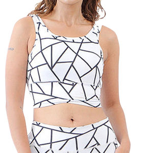 Soutien-gorge de sport décontracté à coupe basse, respirant, à maintien élevé, col en V, de qualité supérieure pour femme, confortable - Product Image 4