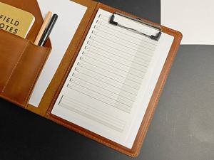 Porte-bloc en cuir dossier fait à la main portefeuille porte-bloc-notes personnalisé A5 dossier A4 sac pour porte-documents LPA-0002 - Product Image 3