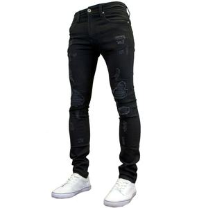 Jeans Ajustados Rasgados Personalizados para Hombre, Talla Grande, Moda Urbana, Jeans de Primera Calidad en Tela Vaquera - Product Image 5