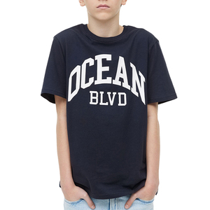 Camiseta para Niños Lista para Enviar, Camiseta de Algodón 100% con Estampado de Logotipo y Dibujos Animados - Product Image 1