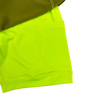 Pantalones Cortos Deportivos 2 en 1 para Hombre con Logotipo Personalizado, Ligeros, de Secado Rápido, para Entrenamiento en el Gimnasio - Product Image 3