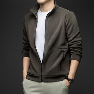 <b>Men's</b> Thermal <b>Sherpa</b> <b>Fleece</b> Full Zip <b>Jacket</b> with Stand Collar Warm Winter Outdoor Casual Wear Supplier Wholesale Price - Product Image 4