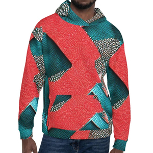 Sweat-shirt à capuche tie-dye vibrant pour homme, design personnalisé, effet délavé, streetwear professionnel, nouvelle collection 2026 - Product Image 5