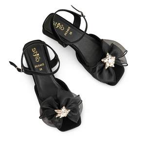 รองเท้าแตะส้นทางการ FR5405สีดำ - Product Image 1