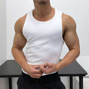 Vente en gros de débardeurs de sport personnalisés pour hommes, débardeurs de musculation, débardeurs de fitness pour hommes, débardeurs extensibles à séchage rapide - Product Image 2