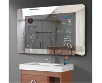 Miroir de salle de bain intelligent LED rectangulaire, le plus vendu en usine, avec TV intégrée, Wi-Fi, Bluetooth, étanche et anti-buée