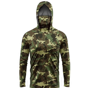 T-shirts de pêche imprimés avec logo personnalisé, protection solaire UPF50+, séchage rapide, impression par sublimation, manches longues - Product Image 1