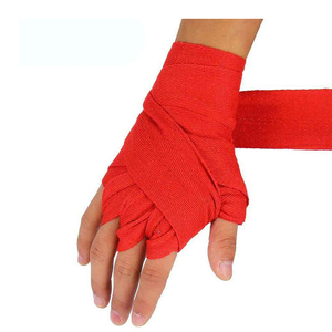 Bandages de boxe personnalisés avec logo et bandages de protection en coton pour entraînement de kickboxing, Muay Thai, MMA et autres sports, toutes couleurs - Product Image 3