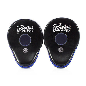 Fairtex Leather Curved Focus Mitts Boxing Punch Pad Muay Thai Martial Arts Training Target Punching Hand Mitts - Product Image 3