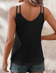 Top sin espalda negro de verano para mujer, a la moda, para playa, sin mangas, ajustado, informal, moderno, para mujer 2026 - Product Image 6