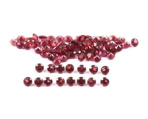 Granate Rodolita Redondo de 1.5mm, Gema Suelta Tallada, Precio de Fábrica para Mayoristas, Gema de Alta Calidad para Fabricación de Joyería al por Mayor - Product Image 1