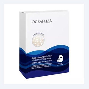Mascarilla facial en láminas Osyeonraep Oceanlab Deep Sea Ampoule Shot White Pearl Skip Mask Pack 10 unidades 1 pieza con bolsa - Product Image 2