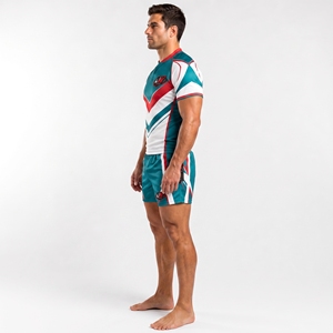 Uniforme de rugby durable fabriqué avec un tissu de qualité supérieure offrant une mobilité flexible et des performances fiables sur le terrain - Product Image 3