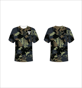 Wholesale Custom Men T Shirt Abstract Camo Pattern Graphic Tee High Quality Sublimation Splash Camouflage Streetwear Mens <b>Tshirt</b> - Product Image 1