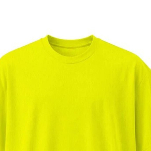 เสื้อยืดโอเวอร์ไซส์ผู้ชายสีเหลือง คอโอ แขนสั้น ผ้าฝ้ายพรีเมียม สไตล์ลำลอง ทรงหลวม สตรีทแวร์ - Product Image 5