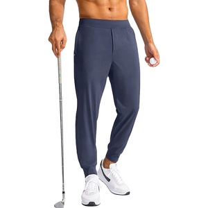 Personnalisé haute qualité Polyester Spandex tissu extensible hommes pantalon de jogging léger Slim Fit survêtement Golf pantalon hommes 2026 - Product Image 5