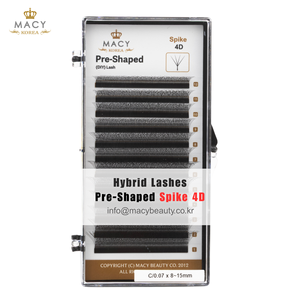 Pestañas Híbridas Preformadas Spike 4D, MACY BEAUTY KOREA, Extensiones de Pestañas Premium al por Mayor, Pestañas Personalizadas con Marca Privada - Product Image 1