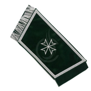 Nouvel Arrivage : Boutons de manchette maçonniques en velours brodé, légers, classiques, accessoires de chemise formelle, design simple et élégant, spéciaux pour les réunions - Product Image 3