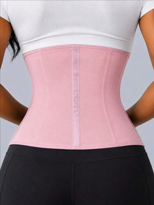 <span class=keywords><strong>Ceinture</strong></span> gainante pour <span class=keywords><strong>femme</strong></span> - Chaîne métallique et fermeture à 3 rangées de crochets et œillets ; Idéale pour les entraînements de fitness - Product Image 2