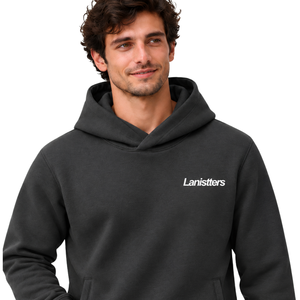 Sudadera con Capucha para Hombre, Corte Holgado, Sin Cordón, Puños Acanalados, Manga Larga, Logotipo Pequeño en el Pecho, Fabricación Personalizada al por Mayor OEM - Product Image 6