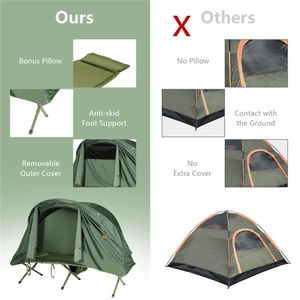 Single Outdoor Camping Bed for Use with Camping Tent - Product Image 3