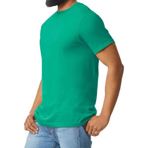 Camisetas Deportivas Personalizadas para Hombre 2025, de Secado Rápido, Transpirables, 100% Algodón, Tejido de Punto Largo, Corte Ajustado, Estilo Fitness con Estampado - Product Image 3