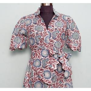 Vestidos Maxi Kangura para Mujer Estilo Indio, Modernos con Estampado Floral, Elegantes y Lindos para Oficina, Verano, Casual, Ciudad, Playa - Product Image 5