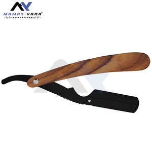 มีดโกนหนวดแบบคลาสสิค รุ่นโรสวูด ซาลอน แบร์เบอร์ เอดจ์ ราซอร์ ทำจากสแตนเลสสตีล พร้อมใบมีด  มีดโกนหนวดแบบตรงสำหรับมืออาชีพ - Product Image 4