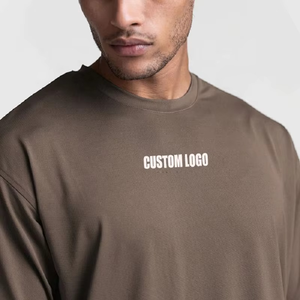 Camisetas Personalizadas OEM de Diseño, Camisetas Deportivas de Lujo de Algodón para Gimnasio, Camisetas Extra Grandes para Hombre, Camisetas Casuales de Verano Transpirables de Secado Rápido - Product Image 2