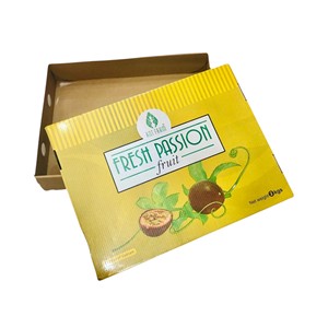 Cajas de Cartón Corrugado Plegables Rígidas de 3 Capas, 25*25*5cm, Ideales para el Transporte de Maracuyá, Uso Agrícola, Envío Aéreo y Marítimo - Product Image 2