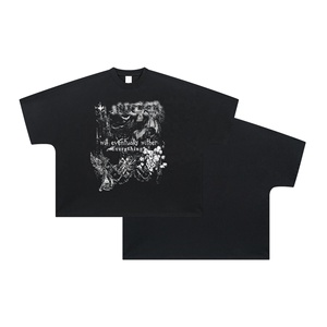 2026 UNISEX T-SHIRT BOXY TEE 100% POLYESTER HIGH QUALITY OVERSIZE HEAVYWEIGHT <b>STAND</b> COLLAR TWILL FABRIC FORMAL STYLE - Product Image 1